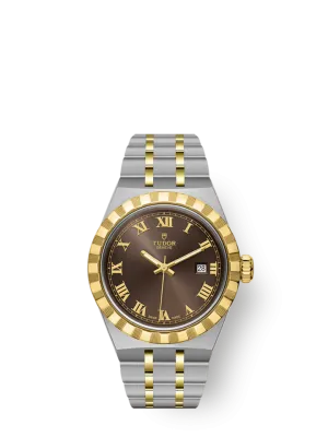 Tudor Royal, Stainless Steel and 18k Yellow Gold, 28mm, Ref# M28303-0008