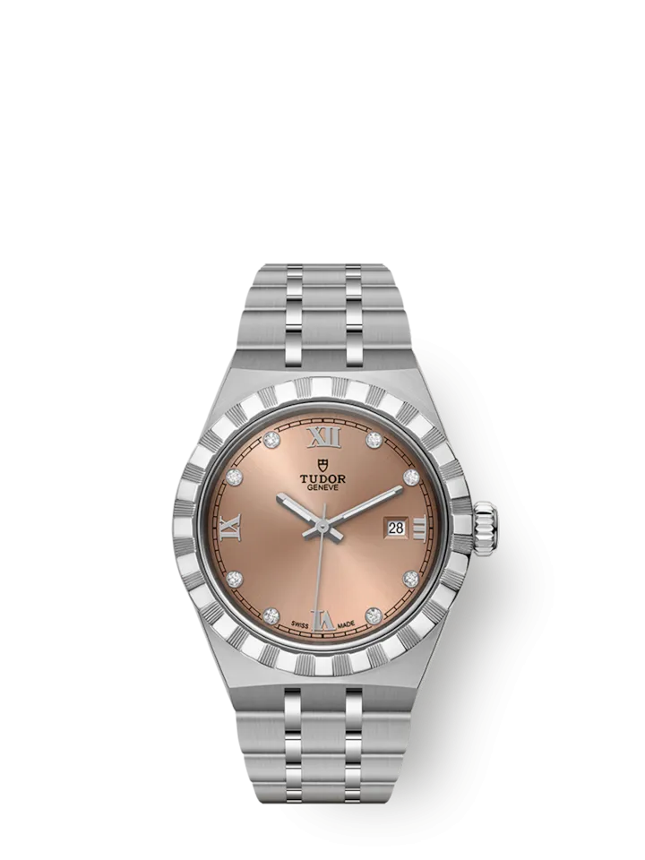 Tudor Royal, Stainless Steel with Diamond-set, 28mm, Ref# M28300-0010