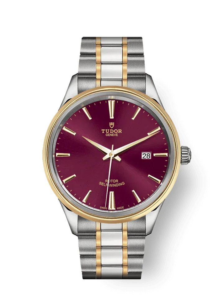 Tudor Style, Stainless Steel and Yellow Gold, 41mm, Ref# M12703-0013