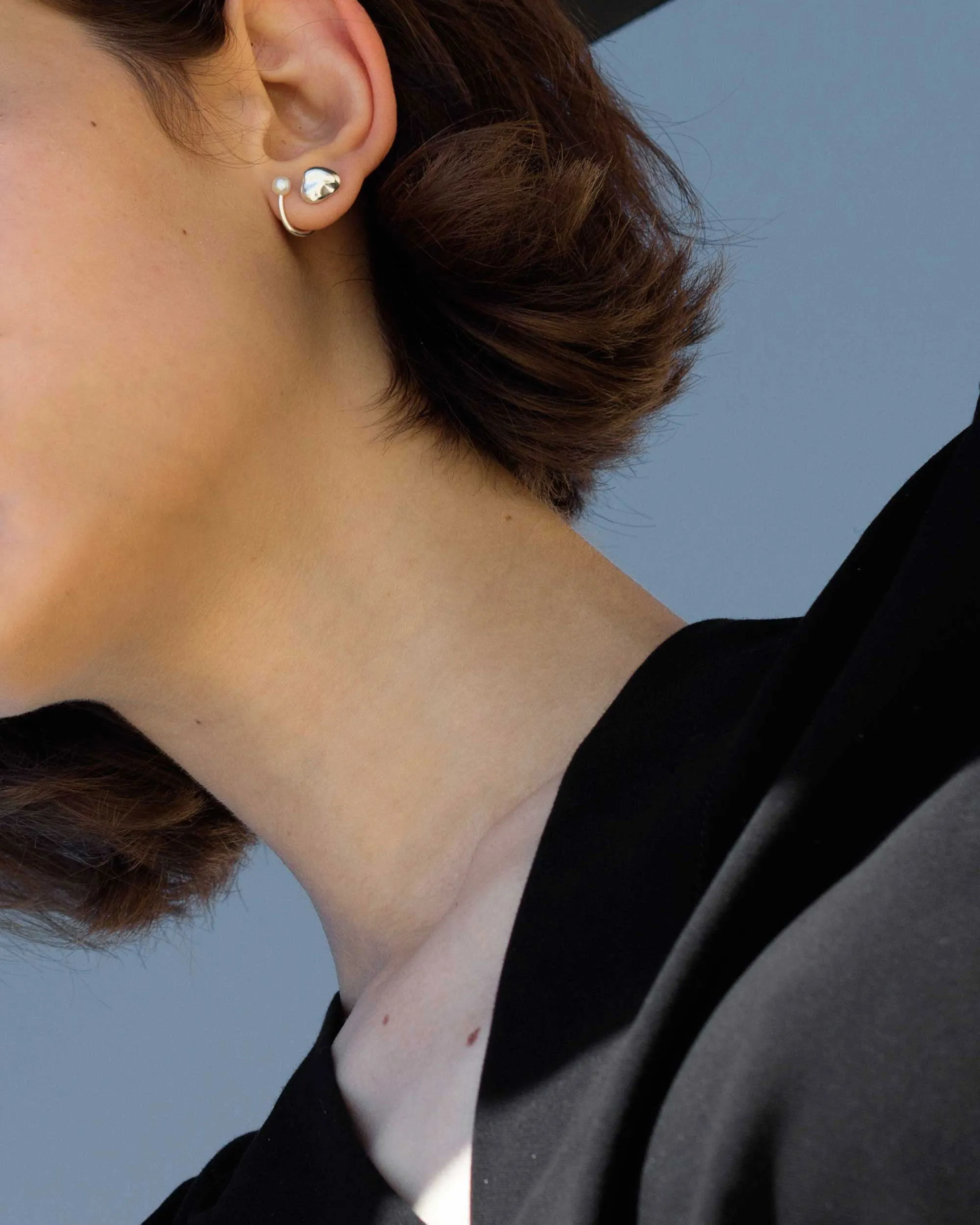 Twin Pearl Earring
