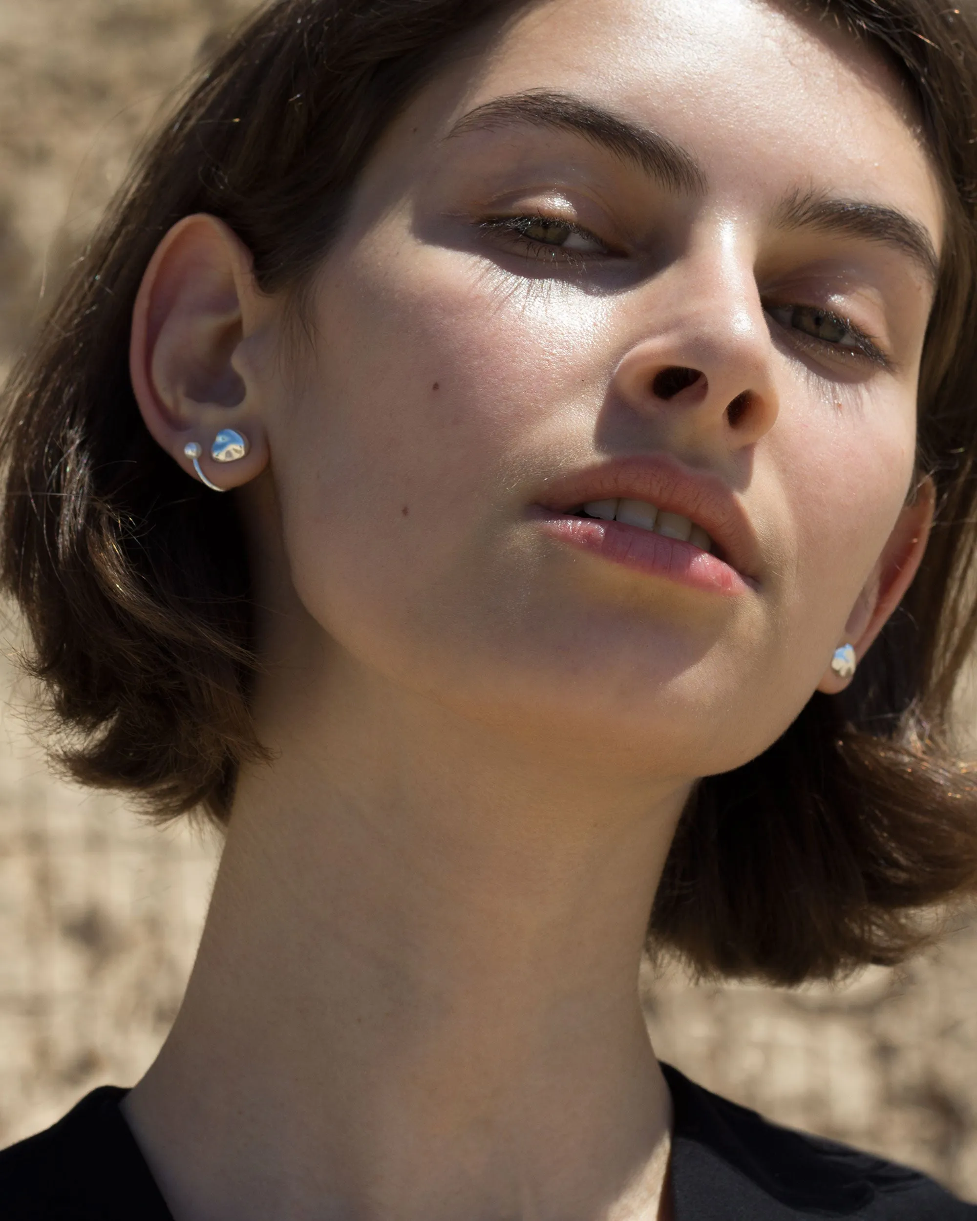 Twin Pearl Earring
