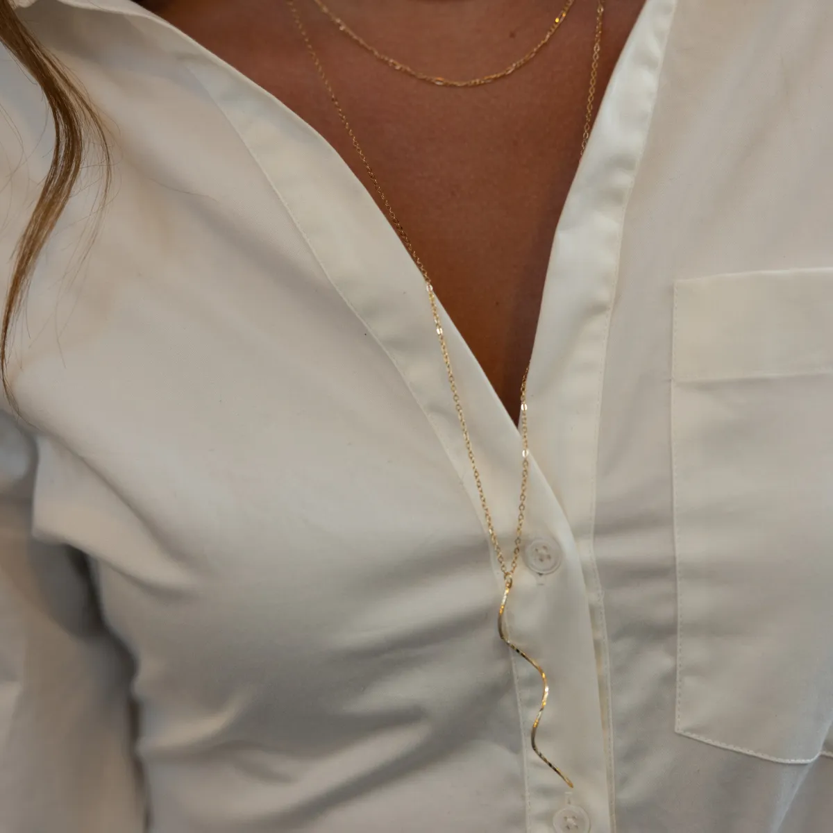Twisted Bar Necklace
