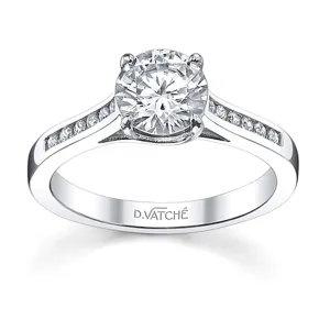 Vatche Channel Set Diamond Engagement Ring