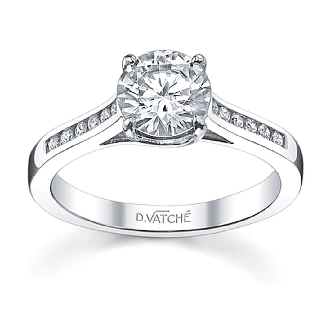 Vatche Channel Set Diamond Engagement Ring