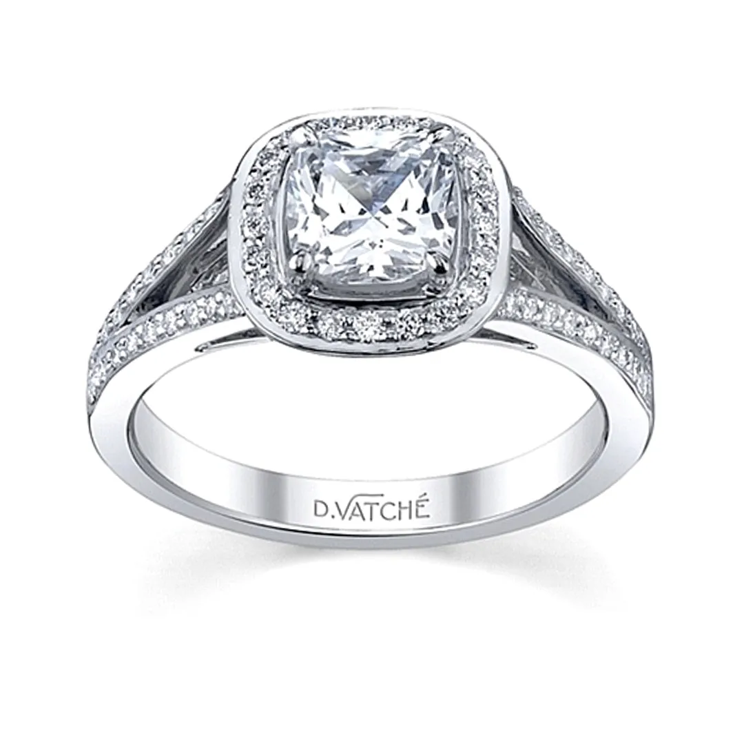 Vatche Split Shank Diamond Engagement Ring