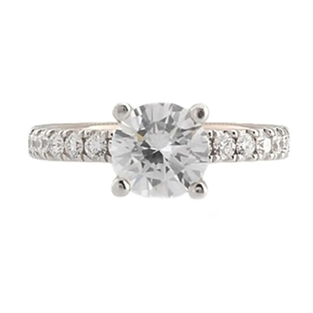 Verragio Two-Tone Pave Diamond Engagement Ring