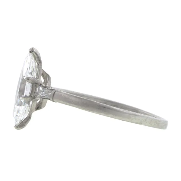 Vintage Diamond Engagement Ring, Marquise 1.23ct