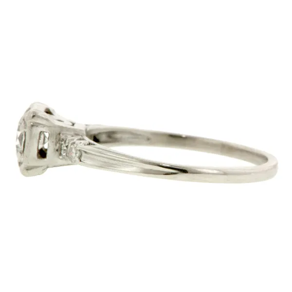 Vintage Engagement Ring, RBC 0.40ct