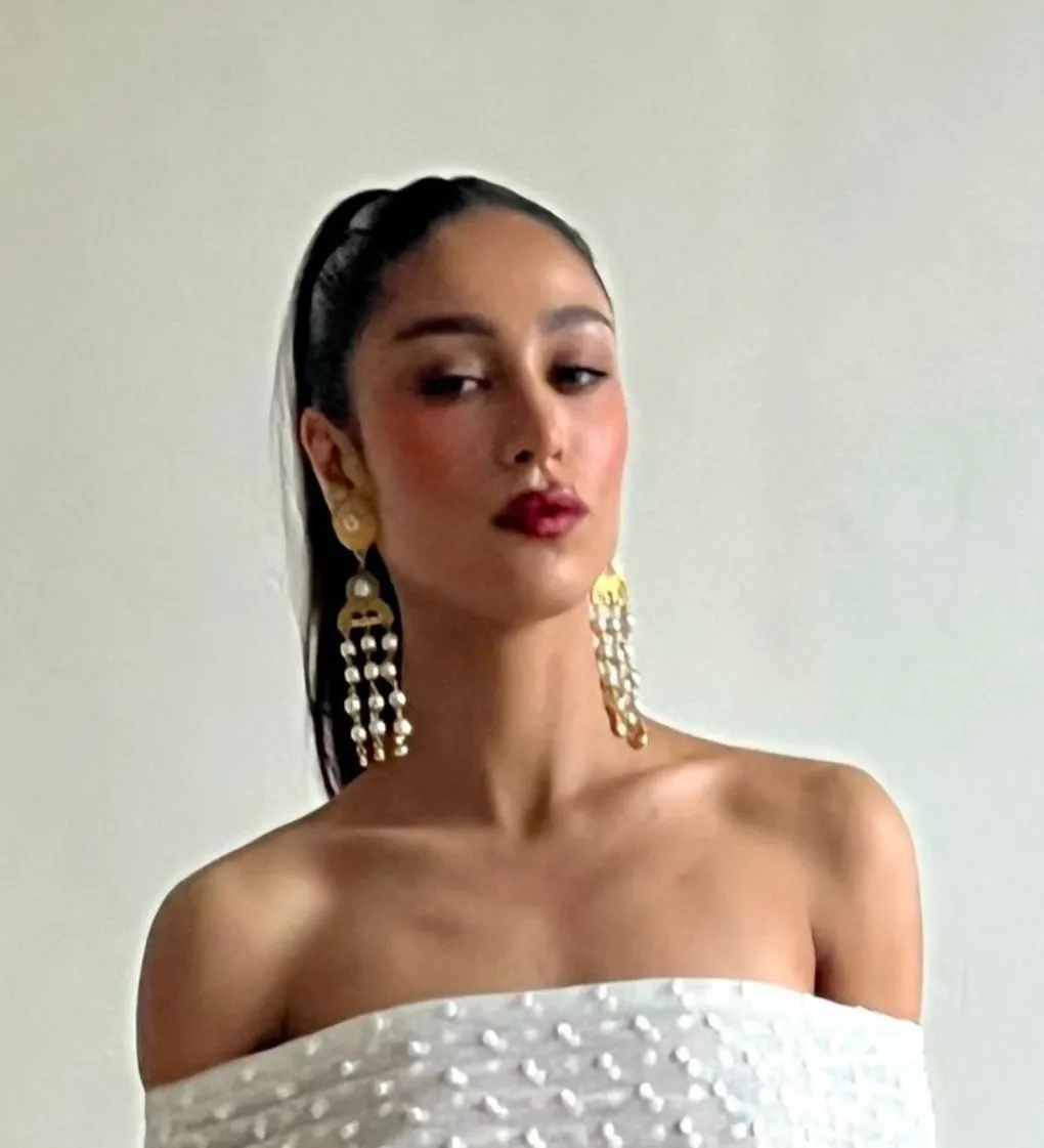Vintage Rima Ariss Drop Pearl Chandelier Earrings