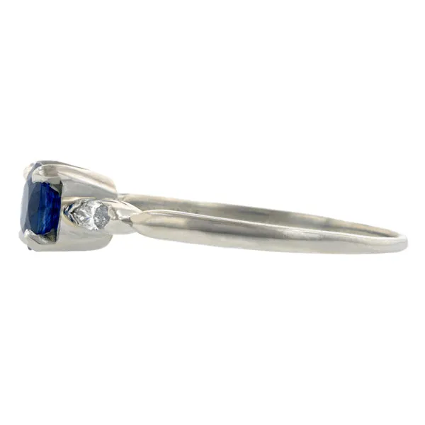 Vintage Sapphire & Diamond Ring