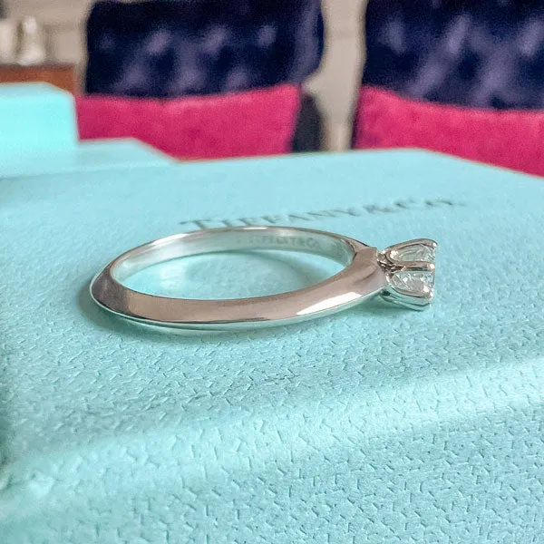 Vintage Tiffany & Co Solitaire Engagement Ring, RBC 0.20ct.