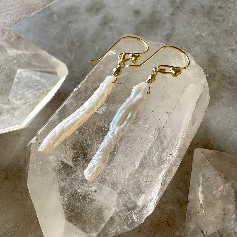 Vita Freshwater Pearl Drop Earrings