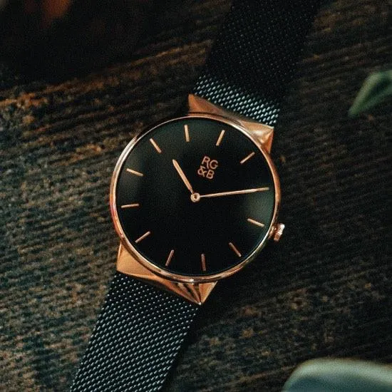 WATCHES V1 - Minimal RoseGold & Black