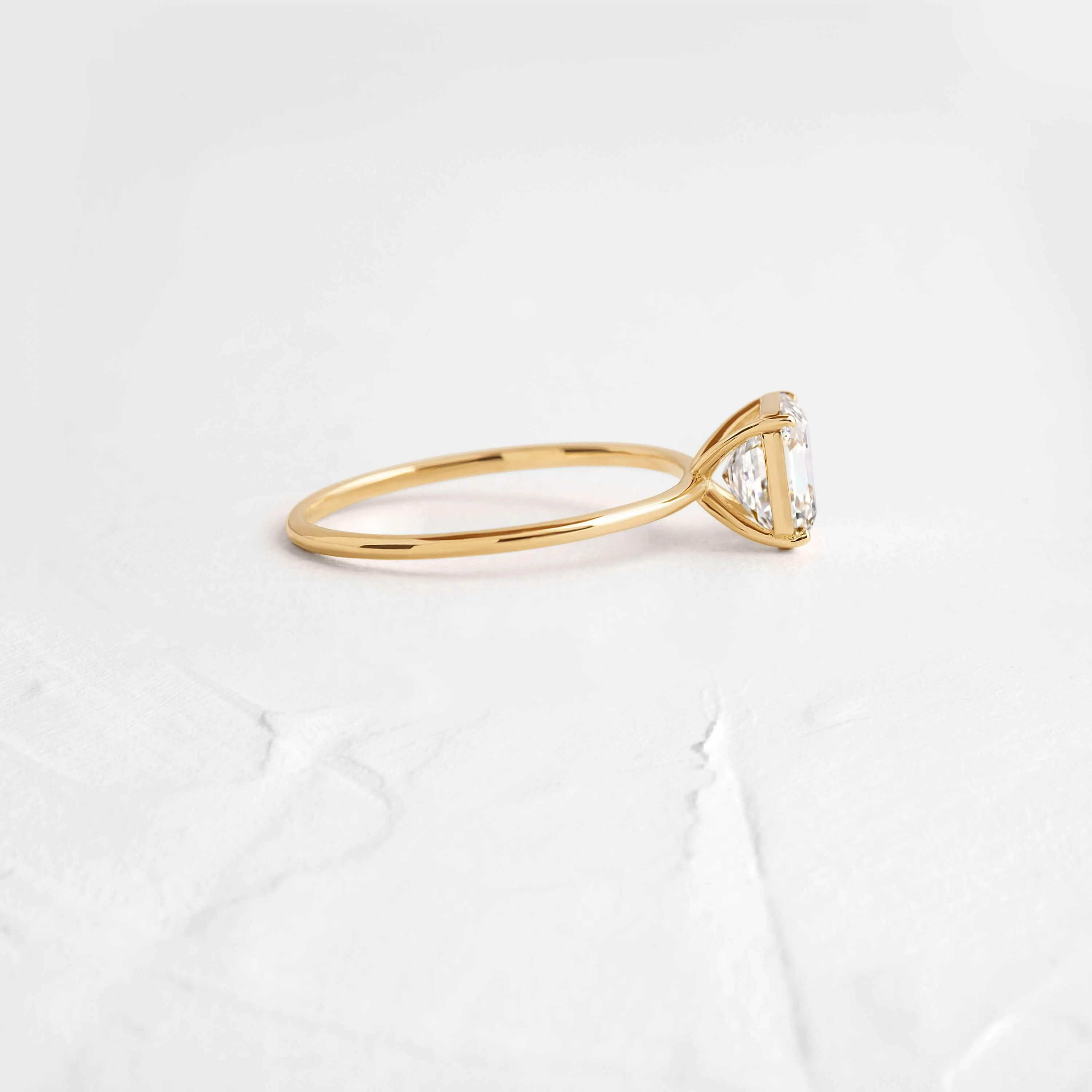 Whisper Ring, Asscher Cut