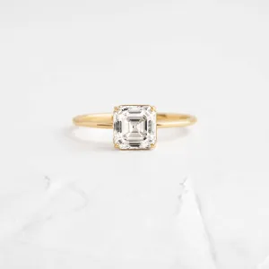 Whisper Ring, Asscher Cut