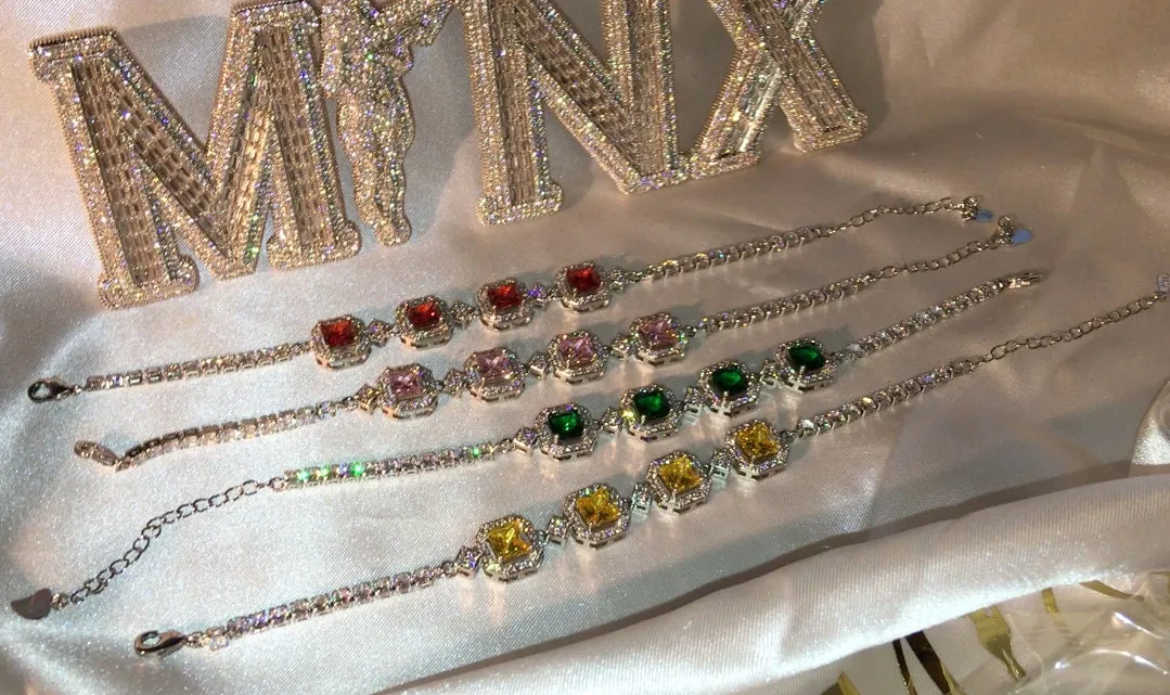 Womens Bracelet | Diamond Bracelet | Yellow Diamond Bracelet | Pink Diamond Bracelet | Green Diamond Bracelet | Red Diamond Bracelets