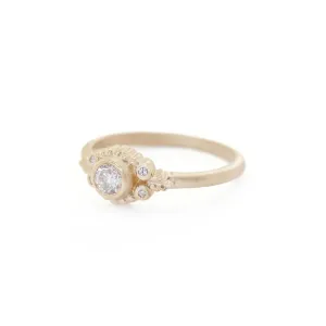 Wood Nymph Diamond Engagement Ring