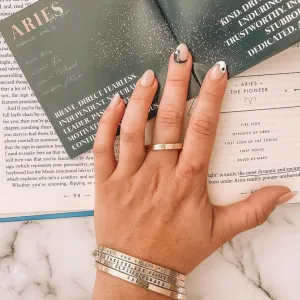 Zodiac Sign Cuff Bracelets - 14K Gold Filled